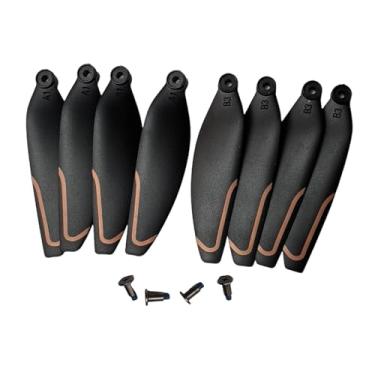 Imagem de menolana 8x Hélices para Drone com Parafuso de Liberação Rápida Profissional de Alta Resistência 5,8 cm Peças de Reposição para S1S E88 K918 Ying S3 SG108, Laranja