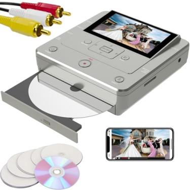 Imagem de Conversor VHS para digital, gravador de DVD para gravação de TV, videocassete, filmadora, RCA para dispositivo USB, cartão SD, HDD, smartphone WiFi para DVD, USB, SD, cópia HDD, gravador de mídia de