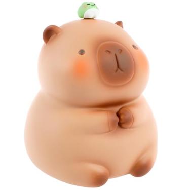 Imagem de Cofrinho Capivara Cofrinho fofo Cofre de moedas de grande capacidade para guardar desenhos animados caixa de dinheiro criativa para moedas (estilo 3)