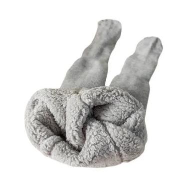 Imagem de Meias-Calças Grossas de Algodão para Bebês e Meninas (0-6 Anos) - Inve