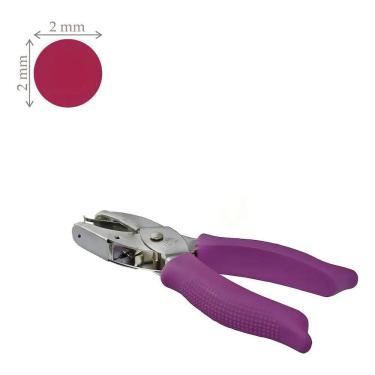 Imagem de 2X Furador Scrapbook Alicate Para Papel E Eva - Circulo 2 Mm