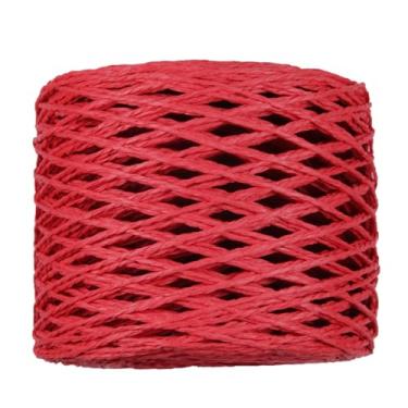 Imagem de Fita de papel ráfia para artesanato, 2 mm x 218 jardas fio de cordão de ráfia para embrulho de presentes, fita de papel para artesanato, tecer, chapéus, bolsas, crochê, projetos de artesanato DIY