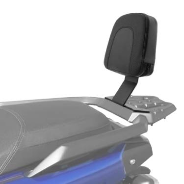 Imagem de Xitomer Encosto de passageiro compatível com 2025 YW125 Zuma 125 Bolt On Leather Rear Sissy Bar encosto compatível com YW125 Zuma 125 2022-2025