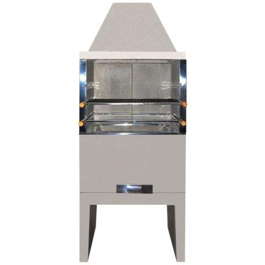 Imagem de Churrasqueira De Concreto Pré-moldada Com 74cm Lisa Prolongada - 1000034 - Atacadao Lazer