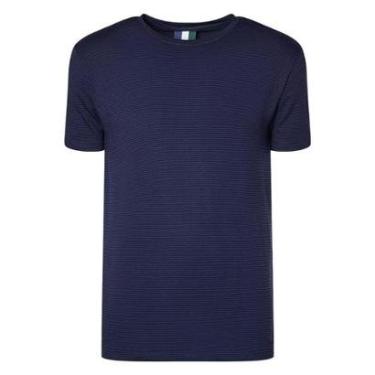 Imagem de Camiseta Reserva Slim Listra Modal Masculino Preto-Masculino
