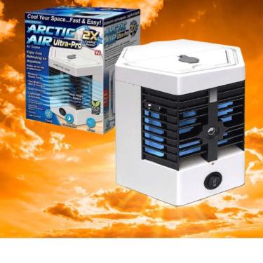 Imagem de Mini Ar Condiciona Portátil Climatizador Umidificador Clima