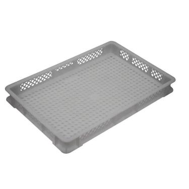 Imagem de Bandeja Plastica Vazada Empilhável Pead - Esfirra Massas