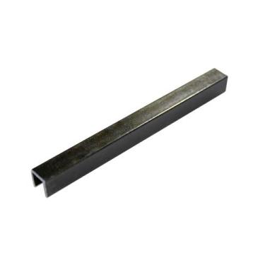 Imagem de Listelo Liri em Alumínio 10mm x 10mm - Homeney, Black Gold, 1m