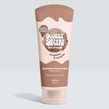 Imagem de Sabonete Esfoliante Crocante Dailus Sweet Skin Ice Cream 200ml