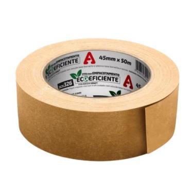 Imagem de Adere Fita Papel Kraft Marrom 45mmX50m