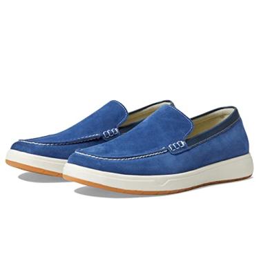 Imagem de Florsheim Heist Moc Toe Venetian Loafer masculino sem cadarço, Azul, 39