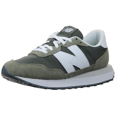 Imagem de New Balance Tênis masculino 237 V1, Dark Olivine/Nb 103 Branco, 38