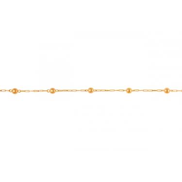 Imagem de Pulseira Bolinha infantil em Ouro Coleção Baby