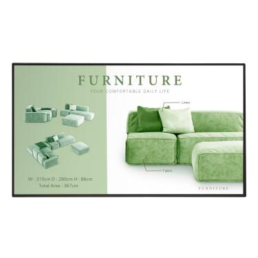 Imagem de Monitor Profissional LG LED 49" STAND Alone 49UM5N-H.AWZM