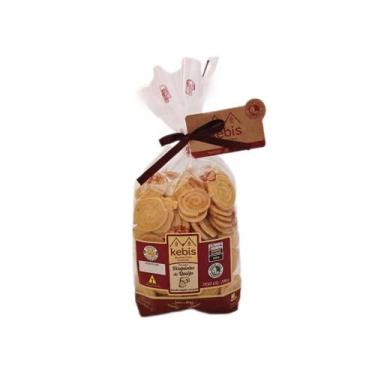 Imagem de Biscoito Caseiro Disquinho de Queijo Natural 200g Kebis - KEBIS BISCOI