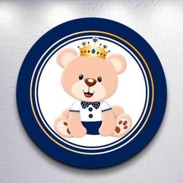 Imagem de Capas Painel Grande e Mini Painel Redondo Festa Infantil Ursinho Menin