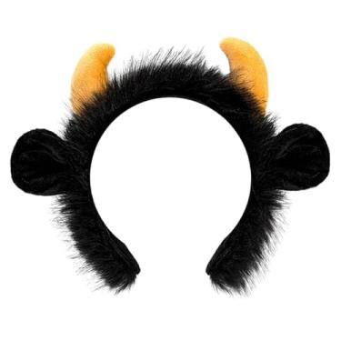 Imagem de IEUDNS Fantasia de cosplay de Halloween resistente para fantasia de anime, Faixa de Cabelo Preta