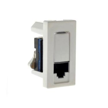 Imagem de Pial Plus+ Módulo Rj45 Dados Lcs2 Cat6 Branco 615047BC - GL ELETRO - P