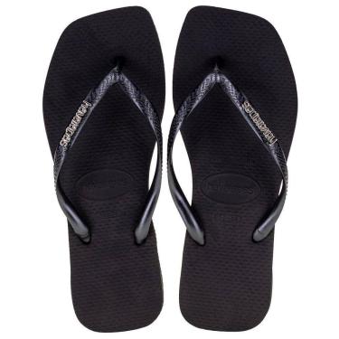 Imagem de Chinelo Feminino Slim Square Logo Metallic Havaianas - 4148257