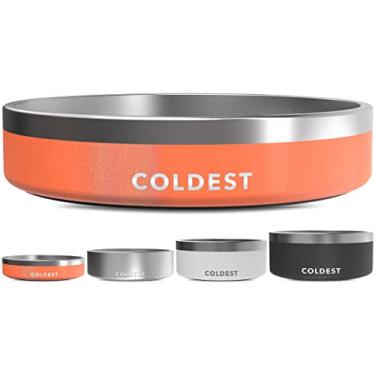 Imagem de Tigela para cães Coldest Dog – antiferrugem, antiderrapante, 3 camadas com isolamento térmico para cães – à prova de derramamento e resistente – Tigela de água para cães, gatos e animais de estimação