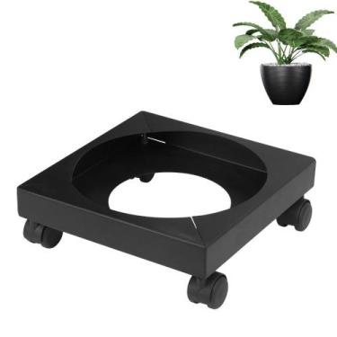 Imagem de Suporte de Vaso ou Cachepot Redondo 30 cm com Base - Aço - Maxx Diamon