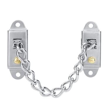 Imagem de ZJchao Fechadura de Corrente de Porta, Fechadura de Corrente de Aço Inoxidável, de para Porta Interna, Segurança Infantil, de de Anti-roubo, Segurança para Janela de Liga de Alumínio
