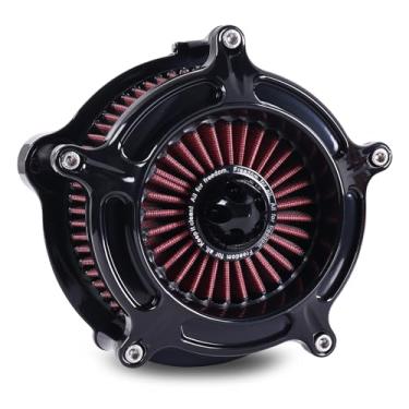 Imagem de Para filtro de ar harley Sportster Softail Touring street road king glide Dyna para filtros de entrada de ar harley davidson (turbina Pike - Vermelho, E-For Touring 2023-UP, Softail 2025-UP)