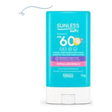 Imagem de Prot solar fps60 baby 15g bastao hipoalergenico sunless - farmax