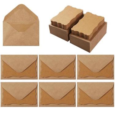 Imagem de Envelope Toperd Mini autoadesivo, pacote com 10 x 10 cm, marrom