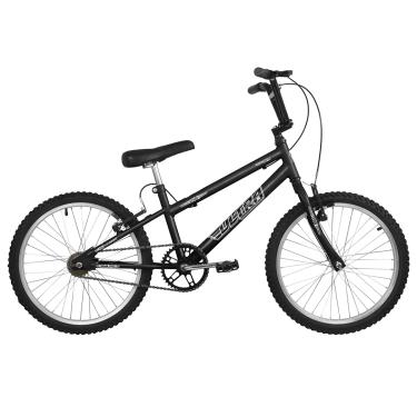 Imagem de Bicicleta de Passeio Ultra Bikes Esporte Rebaixada Aro 20 Reforçada Freio V-Brake Infantil Juvenil Preto
