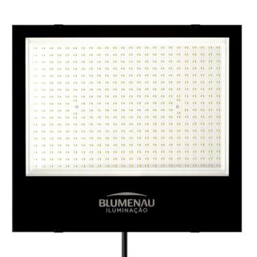 Imagem de Refletor Blumenau Led Play 400W Preto Bivolt IP66 6500K Luz Branca