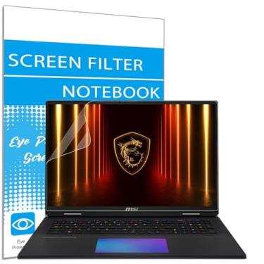 Imagem de Pacote com 2 protetores de tela antirreflexo para laptop gamer MSI de 18 polegadas, MSI Stealth 18/Stealth A18 AI, Titan 18HX AI, Raider A18H/Raider 18HX AI, Vector A18 HX/Crosshair 18 HX AI 45,7 cm