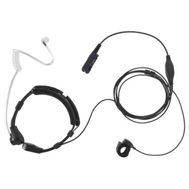 Imagem de Fone de ouvido tático para microfone de garganta, cordão flexível, pescoço, microfone, rádio para Motorola Walkie Talkie XPR 3500e, XPR 3300e, XPR 3500, XPR 3300 (XPR3500e XPR3300e XPR3300 XPR3500)