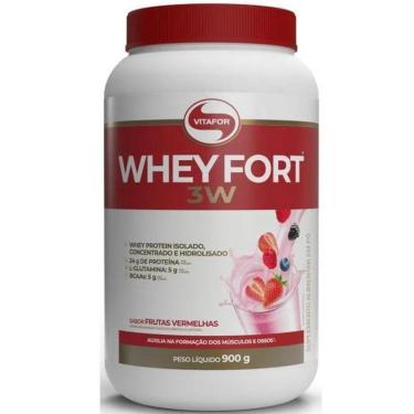 Imagem de Whey Fort Vitafor Proteína Concentrada para Ganho de Massa e Recuperação Muscular Rápida-Unissex