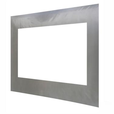 Imagem de Toldo para Area Externa, Cortina Toldo com Visor Lona Impermeável Dupla Face Sacada Portão Quintal(Cinza,Altura 200 x Largura 400cm)