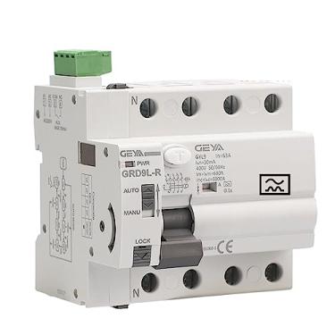 Imagem de Religador automático GRD9L-R com disjuntor de segurança tipo A RCCB RCD ELCB 40A 63A 30mA 100mA 300mA GRD9L-R-AC220V-AUTO(A Type-2P-63A-300mA)