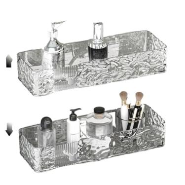 Imagem de Suporte De Shampoo Prateleiras Com Adesivo De Banheiro Sem Furo Acrilico Chifre(Modelo1)