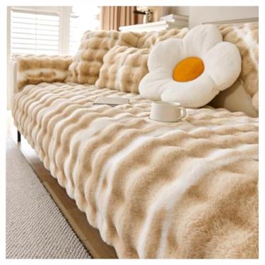 Imagem de SPXMQSS Capa de sofá para secional, capas de assento de sofá, universais antiderrapantes de canto, capas de sofá em formato de L, capas de almofada de sofá para sala de estar A 45 x 45 cm