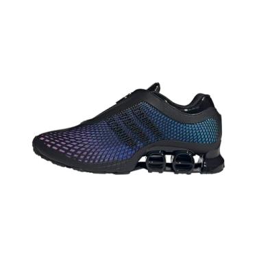 Imagem de adidas Megaride S2 Tênis masculino casual com cadarço, preto, Multi, 6 Wide Women/5 Wide Men