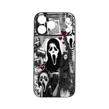 Imagem de qizjio Capa de celular de anime de terror à prova de choque para iPhone 17 Pro Max