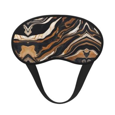 Imagem de Máscara de dormir blackout com estampa de pedra de mármore abstrata, máscara para os olhos, leve, macia, para dormir, meditação, viagem, ioga
