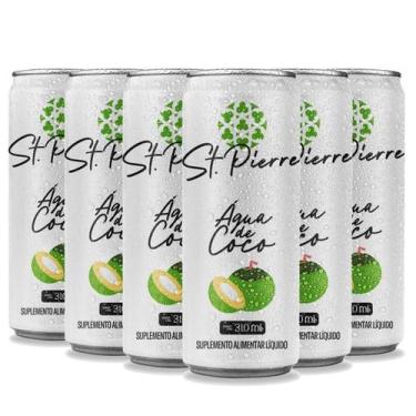 Imagem de Kit Com 6Und Bebida Zero Açucar St Pierre Água De Coco 310Ml