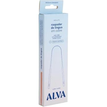 Imagem de Raspador De Lingua Alva 100% Cobre