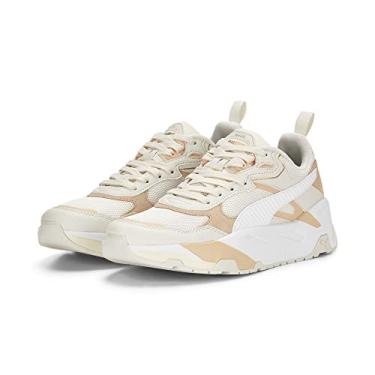 Imagem de PUMA Tênis masculino de cano baixo, Primavera/verão, 23 cores fosco marfim/PUMA branco/cinza vapor, 39