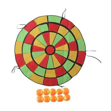 Imagem de menolana Dart Board for Kids pendurados para pais de interação infantil de pais portáteis presentes de aniversário engraçados brinquedo Target com 10 bolas, Rodada 85cm