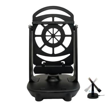 Imagem de Acessórios para contador de passos, para celular, pedômetro, balancim, dispositivo de ganho de passos rápidos (versão mudo, cabo USB, suporta 2 telefones, preto)