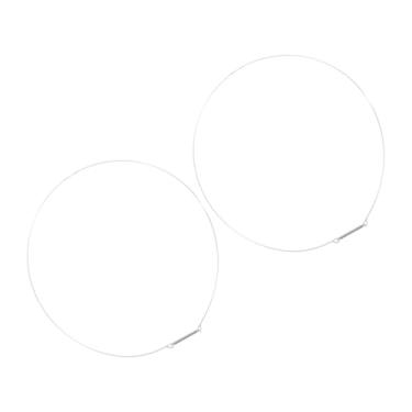 Imagem de Angoily 2 peças de vedação de bota de arruela de aço inoxidável para substituição de porta de máquina de lavar de carga frontal fácil de instalar