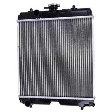 Imagem de RDLIFT-PART Radiador de tanque de água TC420-16000 TC42016000 compatível com Kubota L2501F L3200F L3800F LX3310HSD B3150HD B3350HSD ZD1211 ZD1221L