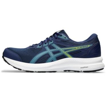 Imagem de ASICS Tênis de corrida masculino Gel-Contend 8, Expansão azul/azul-petróleo, 42