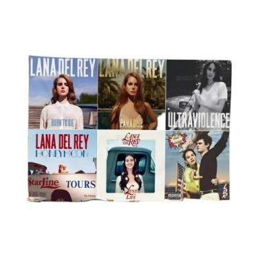 Imagem de Bandeiras De Lana Del Rey Em Tamanho Grande Impressas Para Decorações 